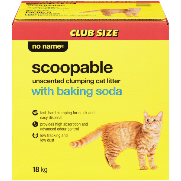 Cat Litter Unscented Scoopable 18kg