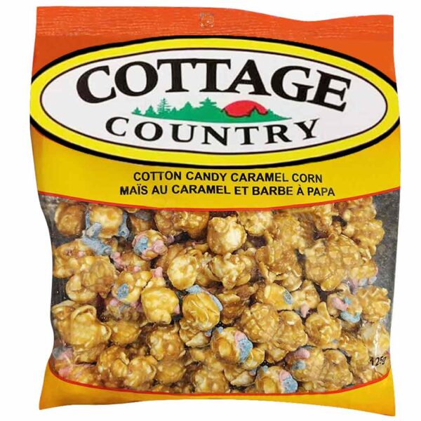 Cottage Country Candy Cotton Candy Caramel Corn 14x125g