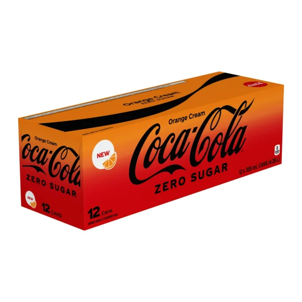 Coca Cola Orange Cream Zero 12x355ml