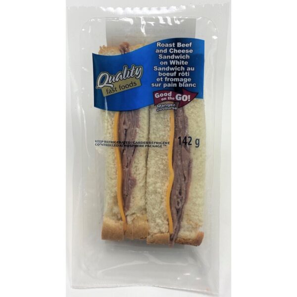 Quality Fast Food Sandwich Roast Beef and Cheese