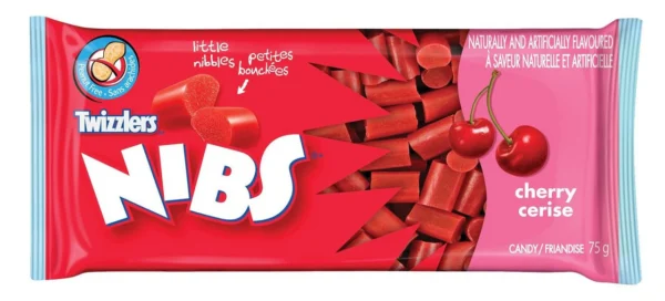 Twizzlers Cherry Nibs 24x75g