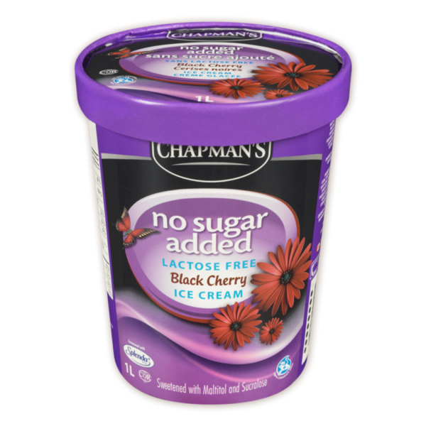 Chapman's No Sugar Added Black Cherry 6x1L