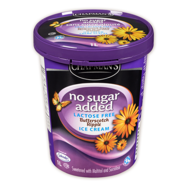 Chapman's No Sugar Added Butterscotch 6x1L