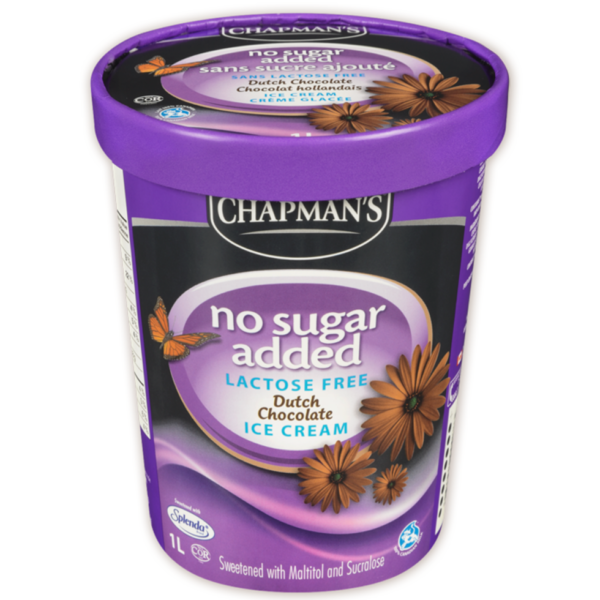 Chapman's No Sugar Added Dutch Chocolate 6x1L
