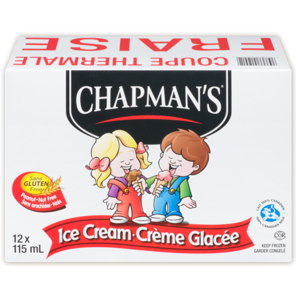 Chapman's Thermo Cup Sundae Strawberry 2x12x115ml